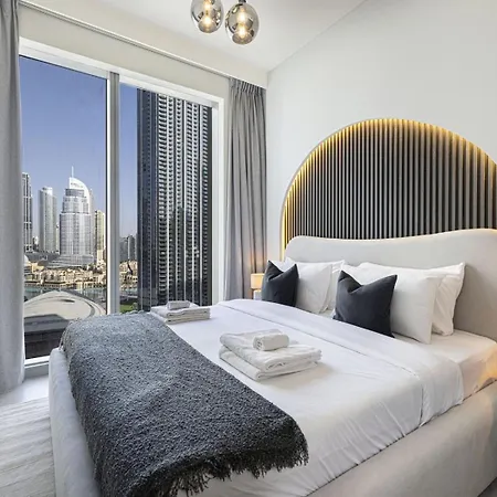 Luxe | Luxury 4Br | Burj Khalifa & Fountain Views Apartment Dubai Exterior photo